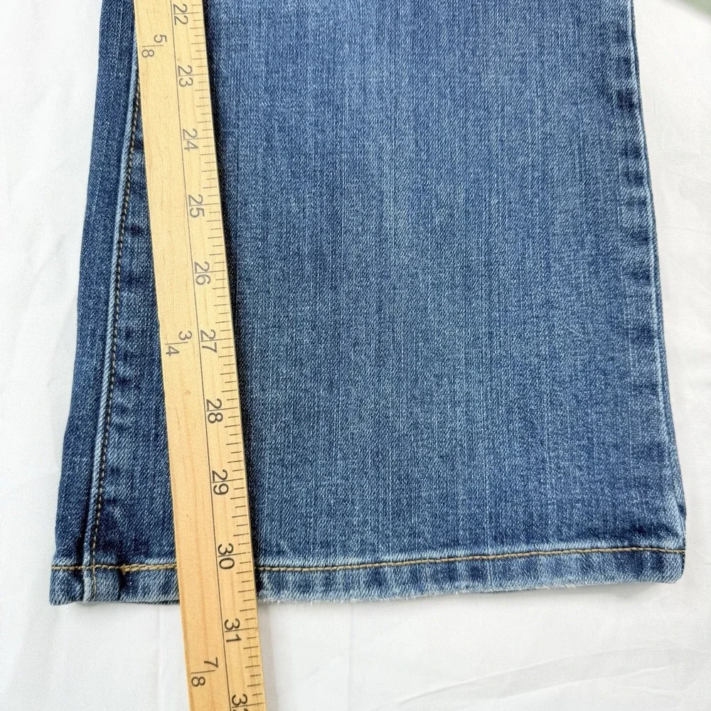 Levis 515 Bootcut Jeans Women's 12 M High Rise Stretch Medium Wash Denim 33x31.5